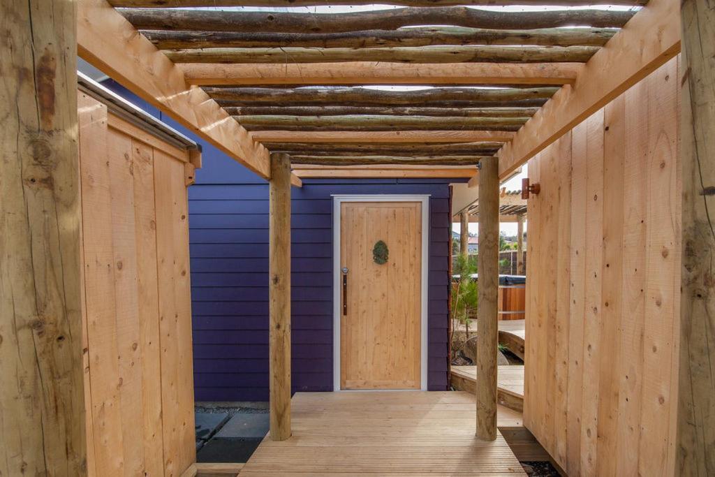 The Purple House - Ohakune Home With Spa Pool المظهر الخارجي الصورة