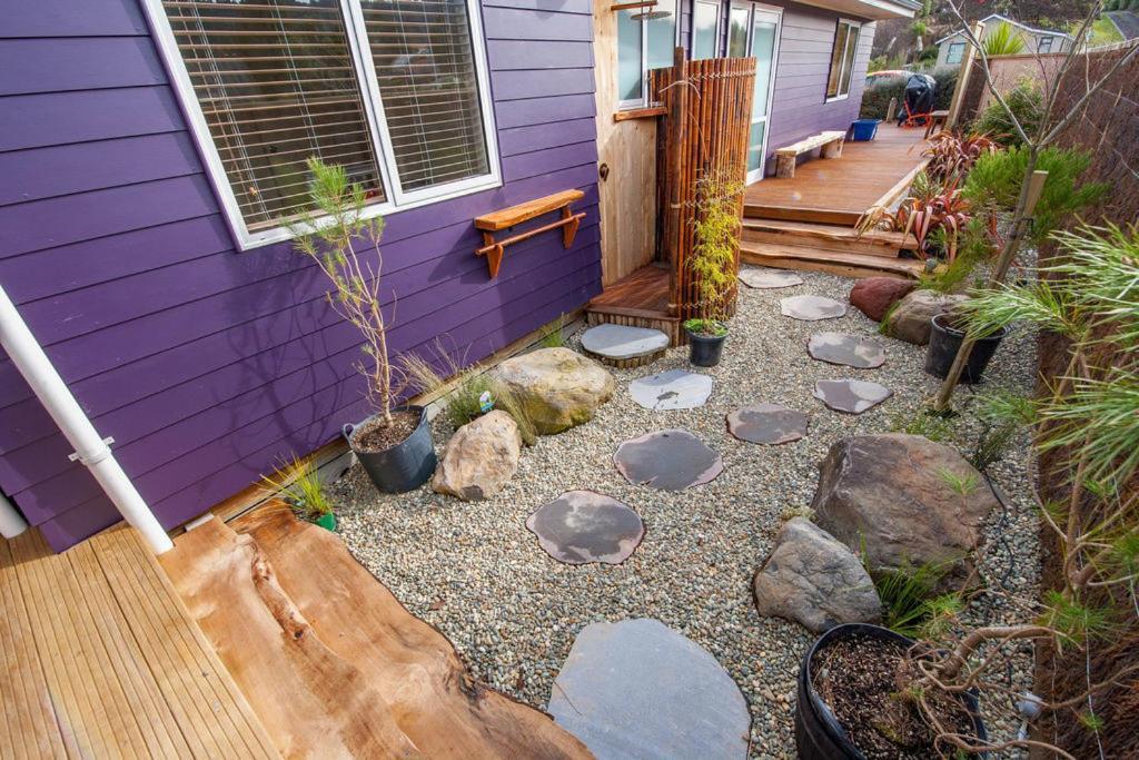 The Purple House - Ohakune Home With Spa Pool المظهر الخارجي الصورة